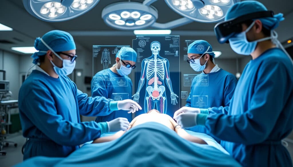 découvrez comment la réalité mixte révolutionne la chirurgie en assistant les chirurgiens lors des opérations pour une précision et une sécurité accrues.