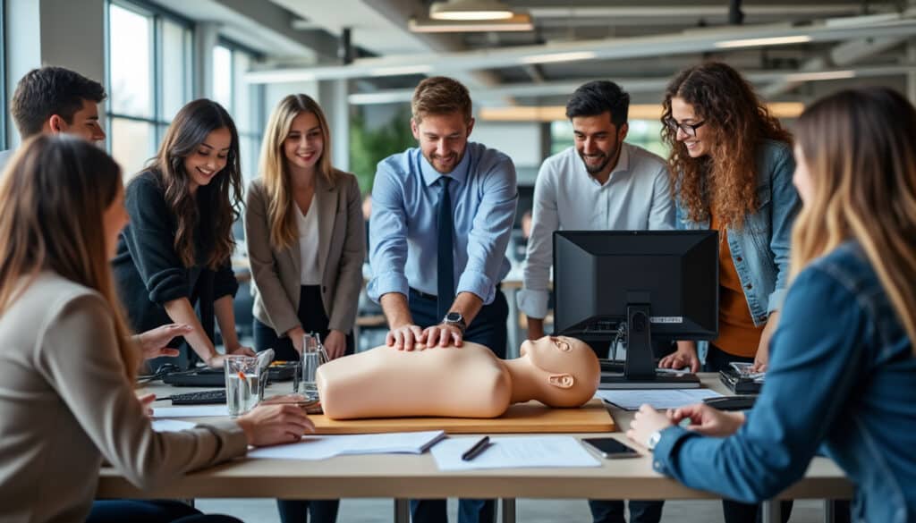 découvrez comment la formation aux premiers secours au bureau peut sauver des vies en préparant efficacement vos collaborateurs à réagir en cas d'urgence.