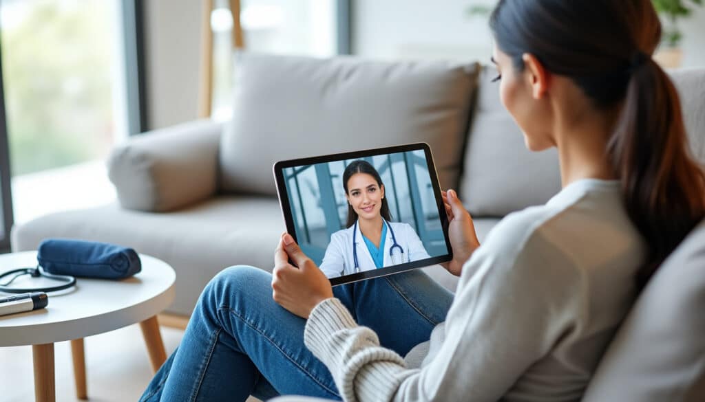découvrez comment la télésanté révolutionne le suivi médical en permettant des consultations et un accompagnement à distance, pour un accès simplifié et rapide aux soins.
