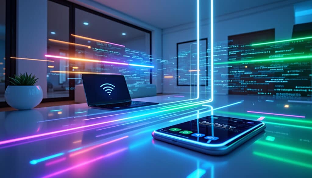 découvrez le li-fi, une technologie high-tech innovante qui transmet des données ultra-rapides via la lumière, offrant une connexion internet sécurisée et sans fil.