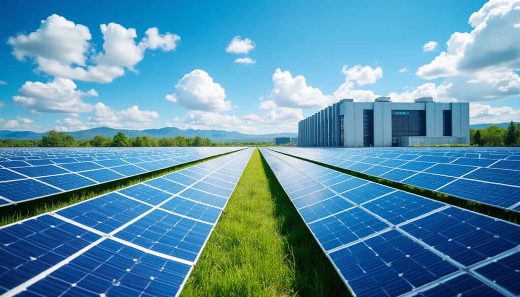 découvrez comment les panneaux solaires alimentent les centres de données, offrant une solution énergétique durable et écologique pour soutenir les infrastructures numériques modernes.
