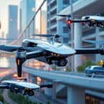 découvrez comment les drones révolutionnent l'inspection des infrastructures civiles grâce aux technologies high-tech pour plus de sécurité et d'efficacité.