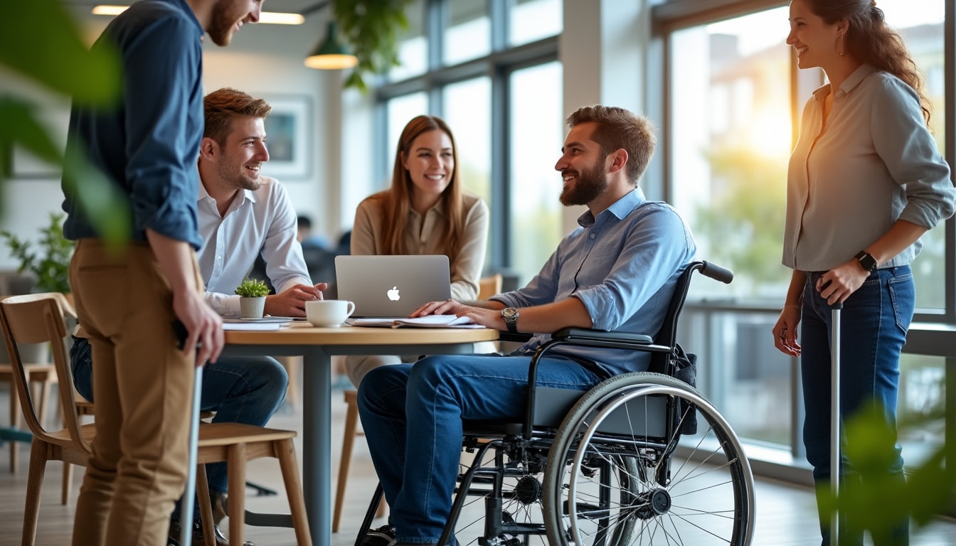 découvrez comment l’entreprise inclusive favorise l’insertion professionnelle des travailleurs handicapés et contribue à un environnement de travail plus accessible.